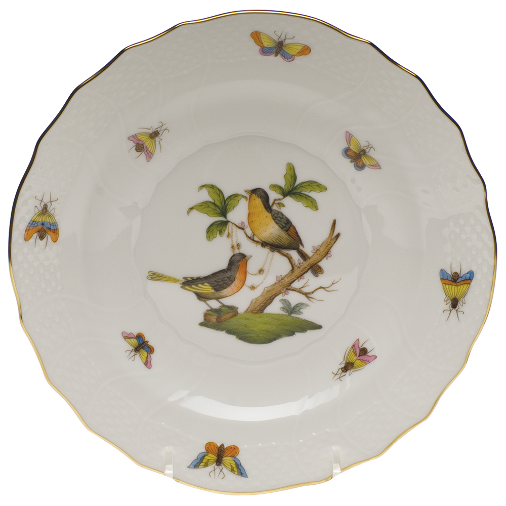 Rothschild Bird Salad Plate - Motif 08 7.5"d