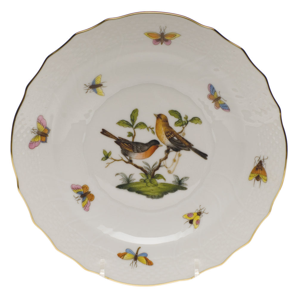 Herend Rothschild Bird Salad Plate - Motif 09 7.5"d