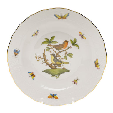 Herend Rothschild Bird Dessert Plate - Motif 03 8.25"d