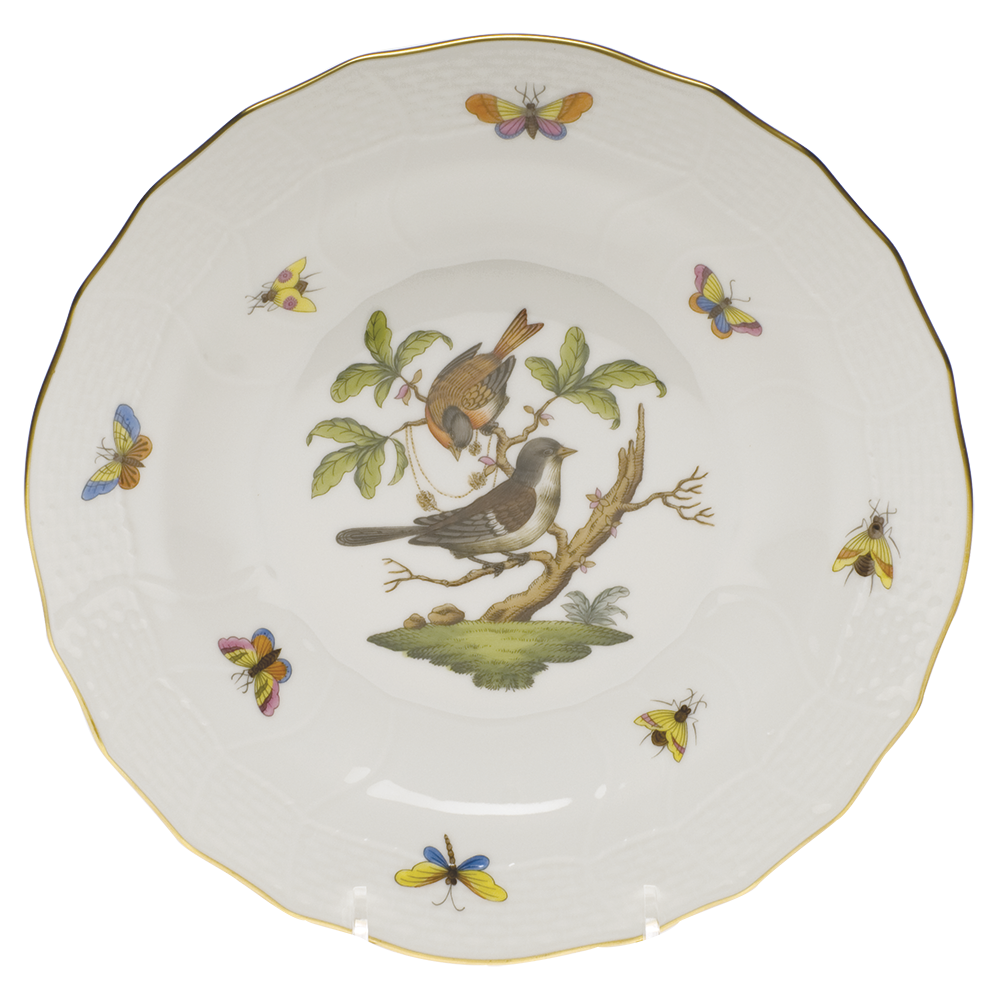 Rothschild Bird Dessert Plate - Motif 04 8.25"d