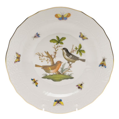 Herend Rothschild Bird Dessert Plate - Motif 05 8.25"d