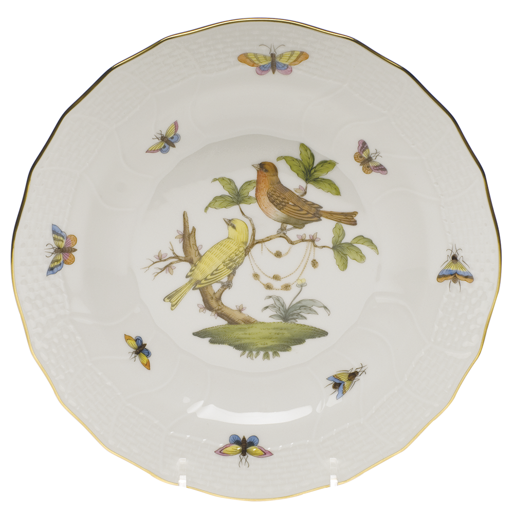 Rothschild Bird Dessert Plate - Motif 06 8.25"d