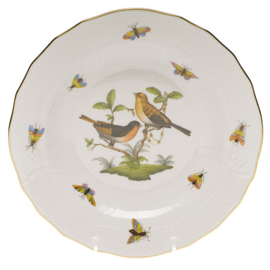 Herend Rothschild Bird Dessert Plate - Motif 09 8.25"d