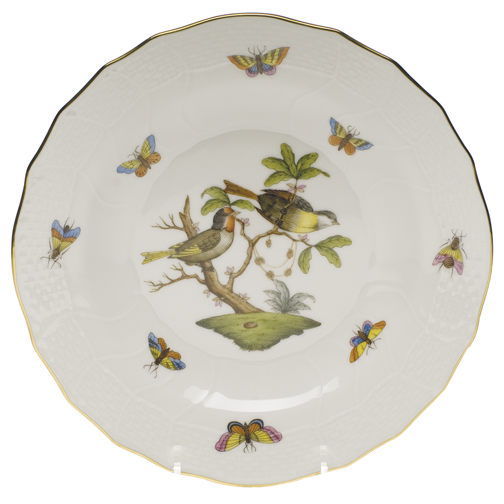 Rothschild Bird Dessert Plate - Motif 11 8.25"d