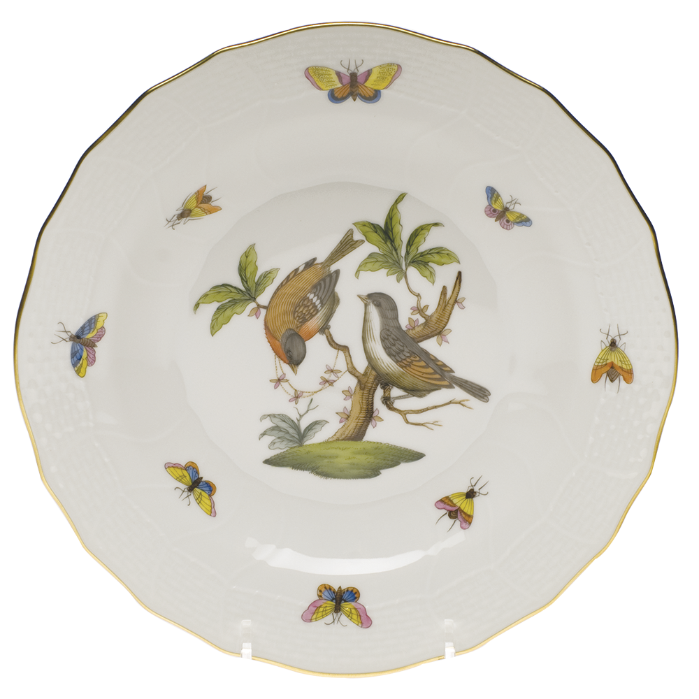 Rothschild Bird Dessert Plate - Motif 12 8.25"d