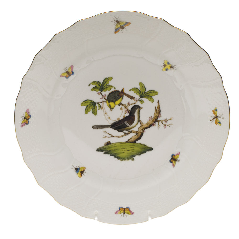 Herend Rothschild Bird Dinner Plate - Motif 01 10.5"d