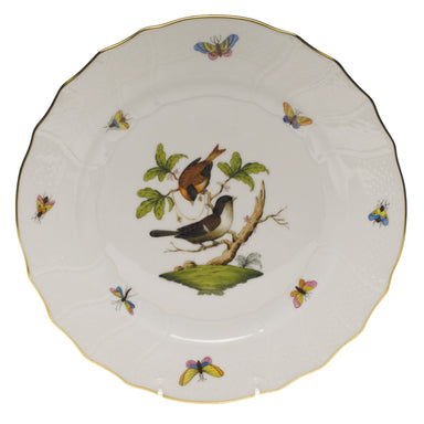 Herend Rothschild Bird Dinner Plate - Motif 04 10.5"d