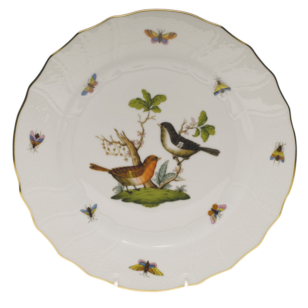 Herend Rothschild Bird Dinner Plate - Motif 05 10.5"d