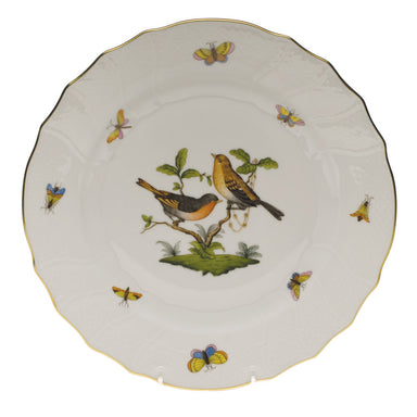 Herend Rothschild Bird Dinner Plate - Motif 09 10.5"d