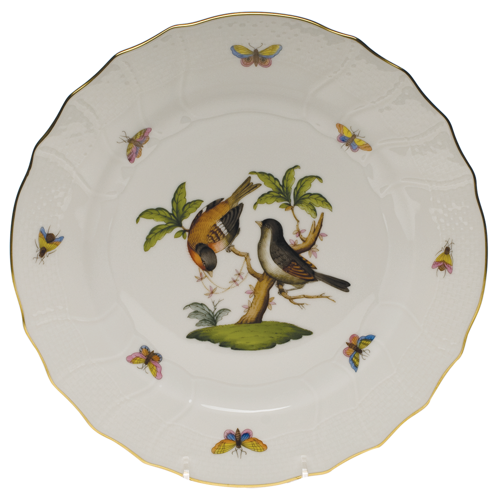 Rothschild Bird Dinner Plate - Motif 12 10.5"d