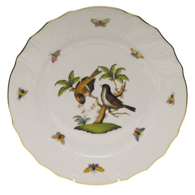 Herend Rothschild Bird Dinner Plate - Motif 12 10.5"d