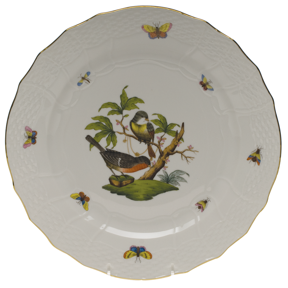 Rothschild Bird Service Plate - Motif 02 11"d