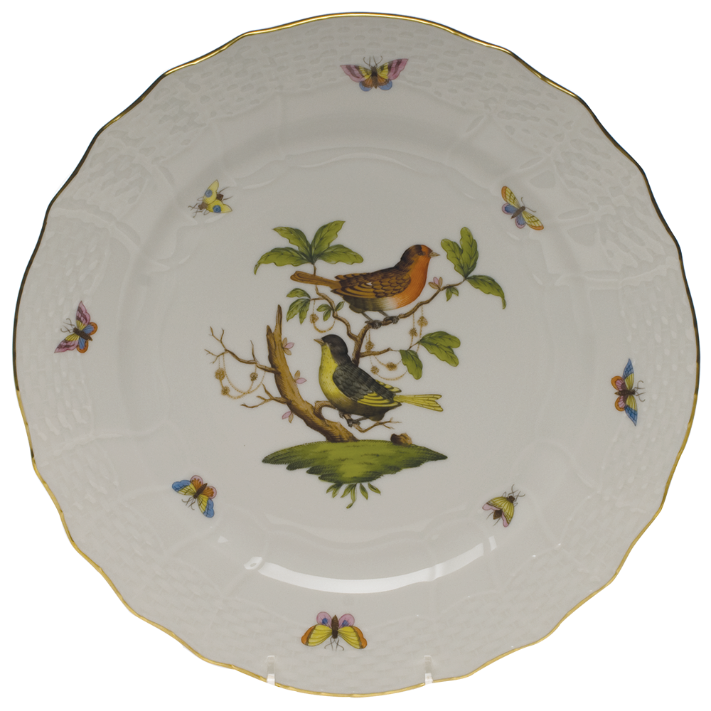Rothschild Bird Service Plate - Motif 03 11"d