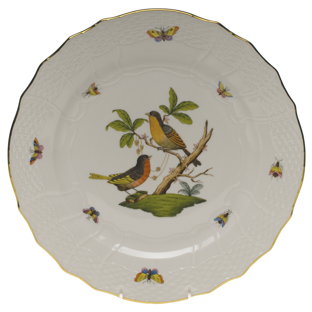 Rothschild Bird Service Plate - Motif 08 11"d