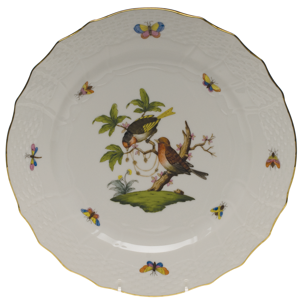 Rothschild Bird Service Plate - Motif 10 11"d