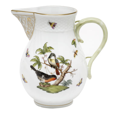 Herend Rothschild Bird Pitcher (60 Oz) 7.75"h