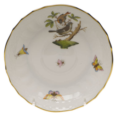 Herend Rothschild Bird Canton Saucer - Motif 04 5.5"d