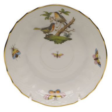 Herend Rothschild Bird Canton Saucer - Motif 08 5.5"d