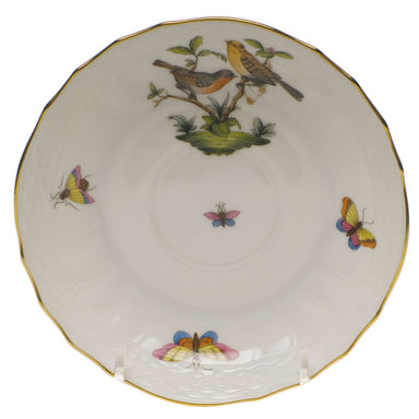 Herend Rothschild Bird Canton Saucer - Motif 09 5.5"d