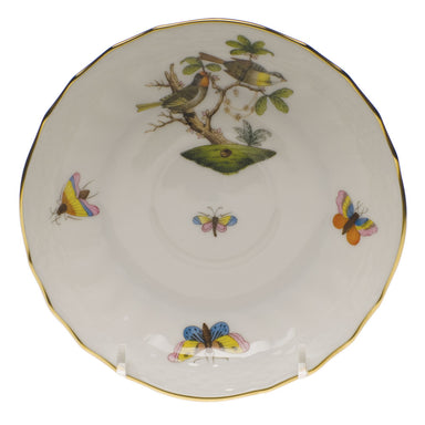 Herend Rothschild Bird Canton Saucer - Motif 11 5.5"d