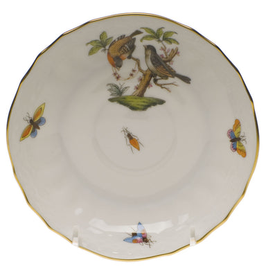 Herend Rothschild Bird Canton Saucer - Motif 12 5.5"d