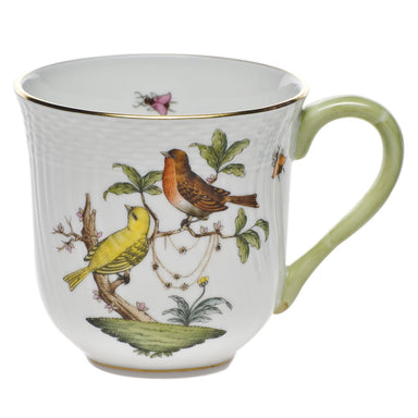 Herend Rothschild Bird Mug - Motif 06 (10 Oz) 3.5"h