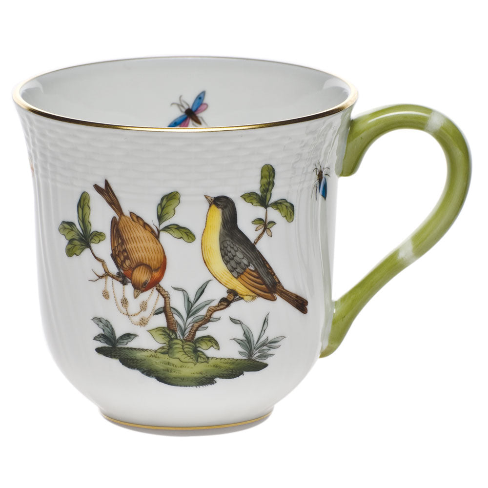 Herend Rothschild Bird Mug - Motif 07 (10 Oz) 3.5"h