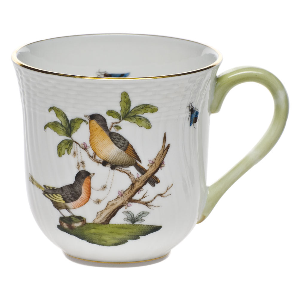 Herend Rothschild Bird Mug - Motif 08 (10 Oz) 3.5"h