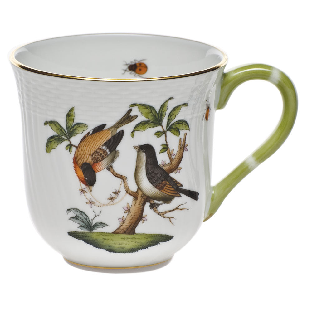 Herend Rothschild Bird Mug - Motif 12 (10 Oz) 3.5"h