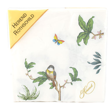 Herend Rothschild Bird Paper Napkins Pack Of 20 Rothschild Birds