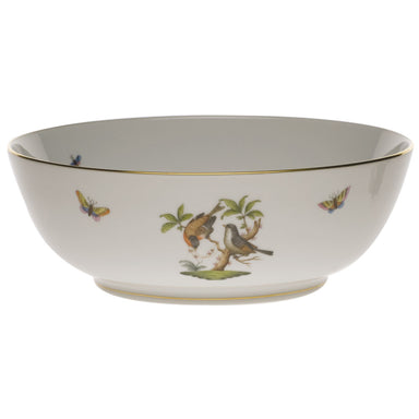 Herend Rothschild Bird Large Bowl 11"d