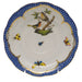 Herend Rothschild Bird Blue Border Tea Saucer - Motif 08 6"d - Blue Border