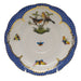 Herend Rothschild Bird Blue Border Tea Saucer - Motif 09 6"d - Blue Border