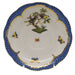 Herend Rothschild Bird Blue Border Tea Saucer - Motif 11 6"d - Blue Border