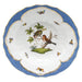 Herend Rothschild Bird Blue Border Rim Soup - Motif 10 9.5"d - Blue Border