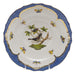 Herend Rothschild Bird Blue Border Salad Plate - Motif 01 7.5"d - Blue Border