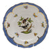 Herend Rothschild Bird Blue Border Salad Plate - Motif 04 7.5"d - Blue Border