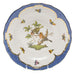 Herend Rothschild Bird Blue Border Dessert Plate - Motif 10 8.25"d - Blue Border