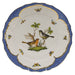 Herend Rothschild Bird Blue Border Dinner Plate - Motif 05 10.5"d - Blue Border