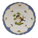 Herend Rothschild Bird Blue Border Dinner Plate - Motif 10 10.5"d - Blue Border