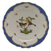 Herend Rothschild Bird Blue Border Service Plate - Motif 09 11"d - Blue Border