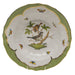 Herend Rothschild Bird Green Bord Rim Soup - Motif 04 9.5"d - Green Border