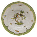 Herend Rothschild Bird Green Bord Rim Soup - Motif 11 9.5"d - Green Border