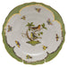 Herend Rothschild Bird Green Bord Salad Plate - Motif 03 7.5"d - Green Border