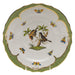 Herend Rothschild Bird Green Bord Salad Plate - Motif 12 7.5"d - Green Border