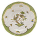 Herend Rothschild Bird Green Bord Dessert Plate - Motif 11 8.25"d - Green Border