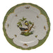 Herend Rothschild Bird Green Bord Service Plate - Motif 02 11"d - Green Border