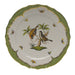 Herend Rothschild Bird Green Bord Service Plate - Motif 12 11"d - Green Border