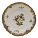 Herend Rothschild Bird Choc Border Bread And Butter Plate - Mo 11 6"d - Brown Border