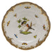 Herend Rothschild Bird Choc Border Salad Plate - Motif 10 7.5"d - Brown Border